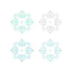 HEALTH WELLNESS SPA AYURVEDA RESORT SIGN SYMBOL LOGO ISOLATED ON WHITE