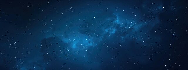 Dark blue night sky with stars