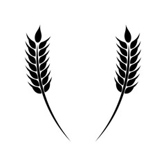 wheat / grain icon vector design template