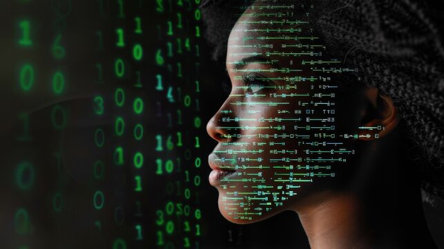 Black woman, female IT professional