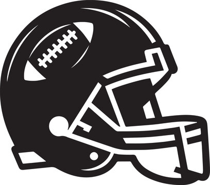 recommend clip art: Football Helmet Silhouette Vector, football helmet flat icon, American Football Silhouette icon,