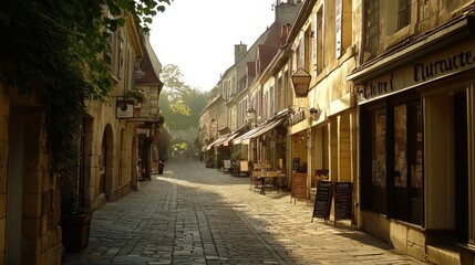 Picturesque cobblestone