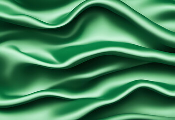 Obraz premium Green satin backgound