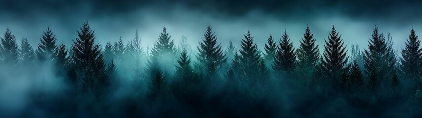 Fototapeta premium A gradient of deep forest green merging into a rich teal, with a velvety texture that adds depth and richness to the image, copy space for text,