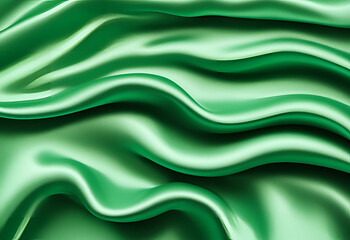 Obraz premium Green satin backgound