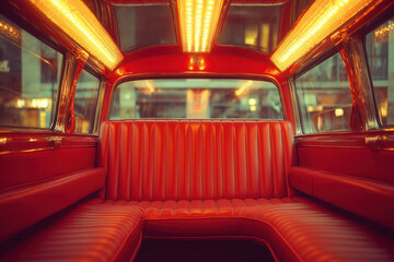 Fototapeta premium Wedding Limo