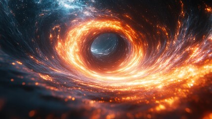 Fire and Ice Vortex - A Cosmic Journey