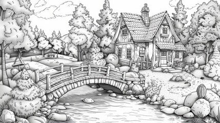 This delightful coloring book is filled with charming scenes from everyday life, perfect for coloring enthusiasts of all ages. Grab your pencils and add your own creative flair to these heartwarming