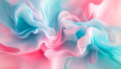 Obraz premium Abstract Pastel Swirls.