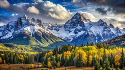 usa rocky mountain majestic snow capped peaks