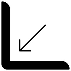 Edge Seal Technology Icon Design. Represents Edge Sealing, Edge Protection, Seal Technology, Protective Edging. Transparent PNG.