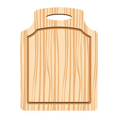 Wooden Cutting Board Icon  Illustration