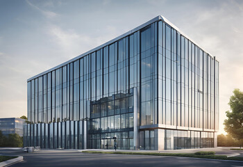 Fototapeta premium modern office building