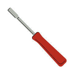 Screwdriver Icon, Perfect for the design and illustration of carpentry tools, work tools, building shops, and mechanical equipment