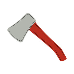 Axe Icon, Perfect for the design and illustration of carpentry tools, work tools, building shops, and mechanical equipment