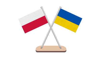 Ukraine Poland Flag