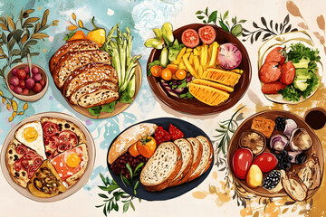 Fresh food - a concept for World Food Day.