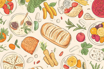 Fresh food - a concept for World Food Day.