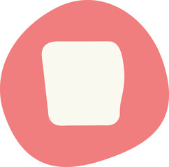 Abstract Scribble Stop Video Icon