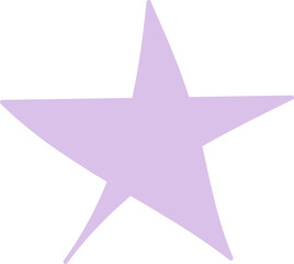 Abstract Scribbl Star Icon 