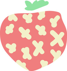 Abstract Scribble Strawbery Icon