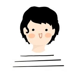 fashionable woman character flat illustration