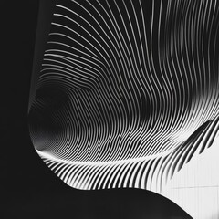 Abstract Architectural Lines - Black and White Photography , architecture , lines , design , abstract