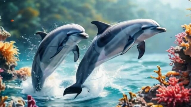 dolphin in the sea