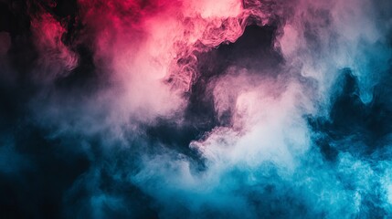 Abstract Blue and Pink Smoke, Abstract Background , Smoke Art , Vaporwave , Abstract Design