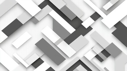 Abstract Geometric Shapes with White and Gray Tones, abstract , geometric , shape , pattern