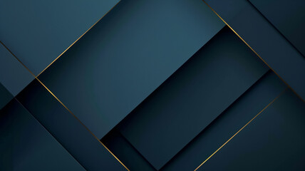 An abstract pattern featuring luxury golden lines set against a dark navy blue background. The elegant design exudes sophistication, perfect for high-end or upscale visual themes.