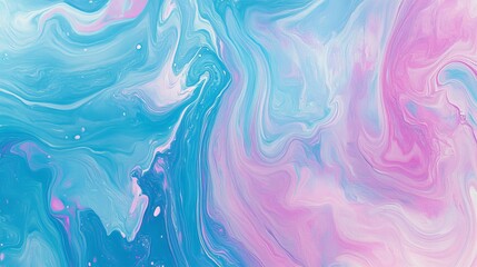 Abstract Swirls of Blue and Pink, Acrylic Painting, Fluid Art, Abstract Background, Swirl, Acrylic , Background
