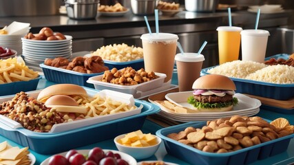 Fototapeta premium Banner Background of Labor Day for Advertisement and Social Media