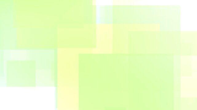 soft green square light animation background, abstract empty blurred windows in calming rhythm, graphical slow motion design with copy space for business, environment and landscaping