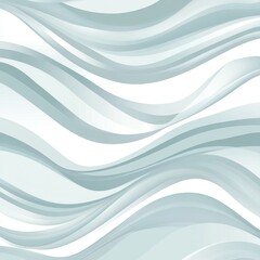 Fototapeta premium Abstract Wavy Lines in Soft Blue and White, Abstract, Minimalist, Background, Design
