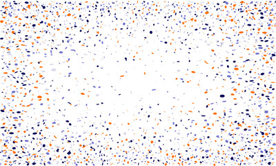 Faling confetti for festival background, birthday party invitation, carnival celebrate, glamour concert. Shiny colourful flying particle. Magic mosaic effect, romantic ceremony vibrant ornament.