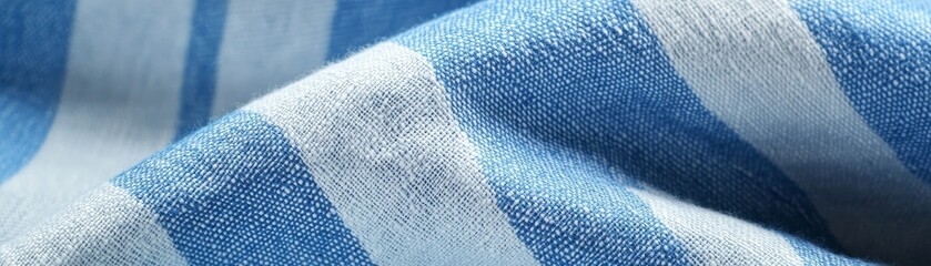 Blue and White Striped Fabric Texture, Fabric , Textile , Texture , Design