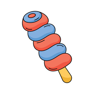 recommend clip art: Lollipop, ice cream vector design in modern style