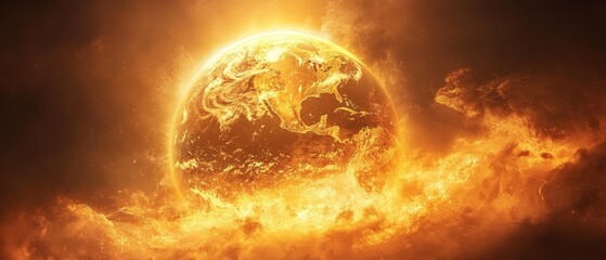 global warning, climate change and dying Earth.