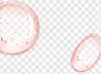 Cream texture stroke isolated on transparent background. Facial creme, foam, gel or body lotion skincare icon. Vector face cream cosmetic product smear swatch.