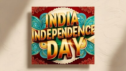 Independence day celebration poster design