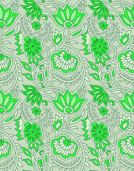 All Over Design Seamless Pattern Best Background Digital Print Textile