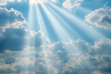 beautiful blue sky and clouds