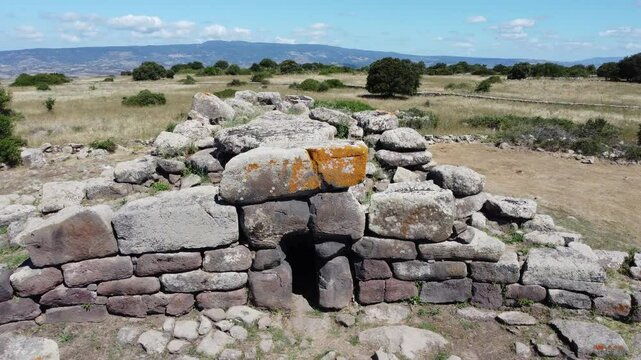 Tomb of the Giants Somu de Sorcu in the Giara di Siddi in central Sardinia
