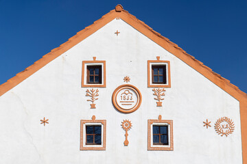 Holasovice village UNESCO site, Southern Bohemia, Czech Republic