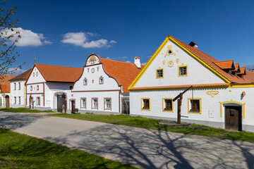 Holasovice village UNESCO site, Southern Bohemia, Czech Republic
