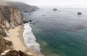 Coastal landscape in California