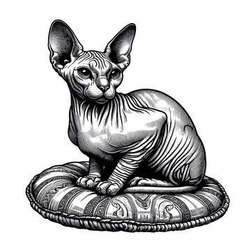 recommend clip art: sphynx cat 