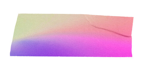 Gradient washi tape png, journal sticker, collage element design