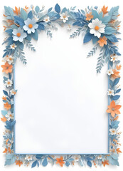 Floral Frame for invitation